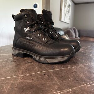 Lucchese men’s leather work boots/steel toe/BRAND NEW